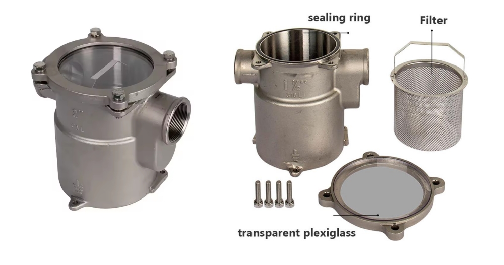 Filter Air Laut Stainless Steel 316L