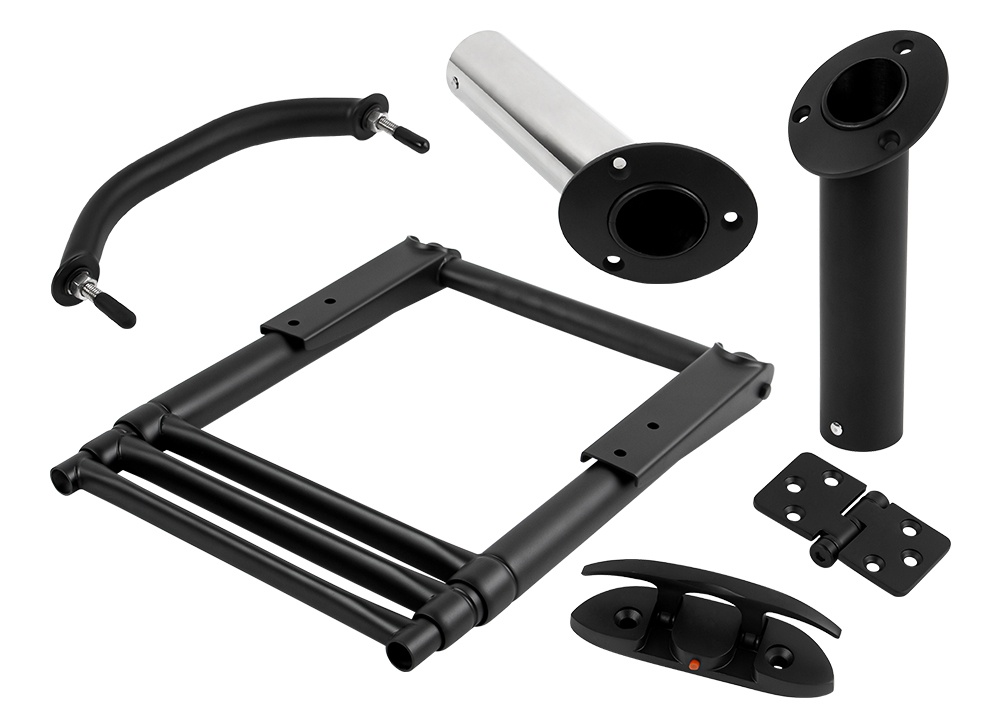 Bagéan Hardware Hardware Laut Ireng Matte