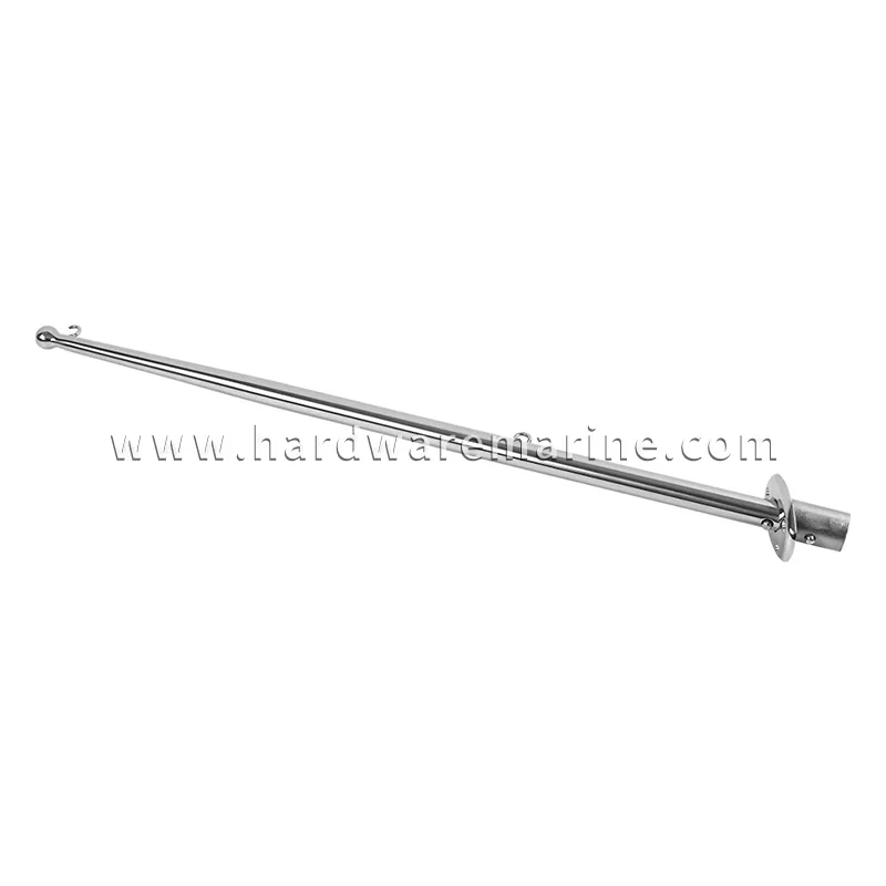 24-Inch Marine Flag Pole karo Gunung Base