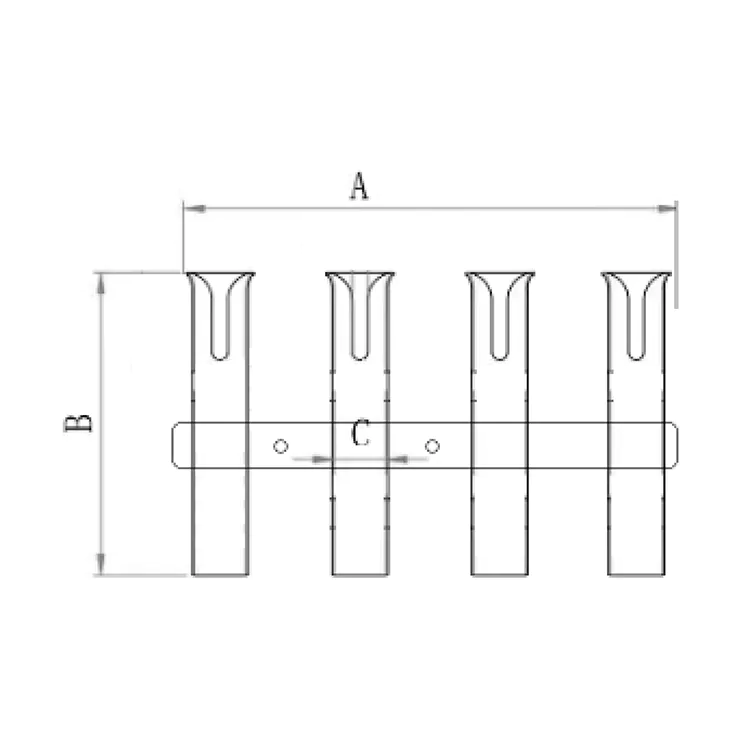 ABS Plastic Marine Thru Hull Fitting
