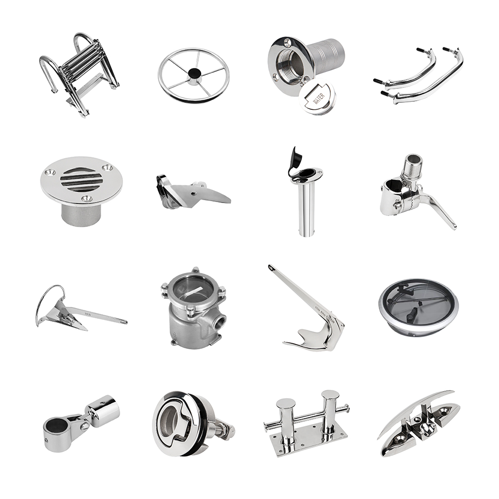 Deck Hardware - Marine Grade 316 Stainless Steel Rail Connector