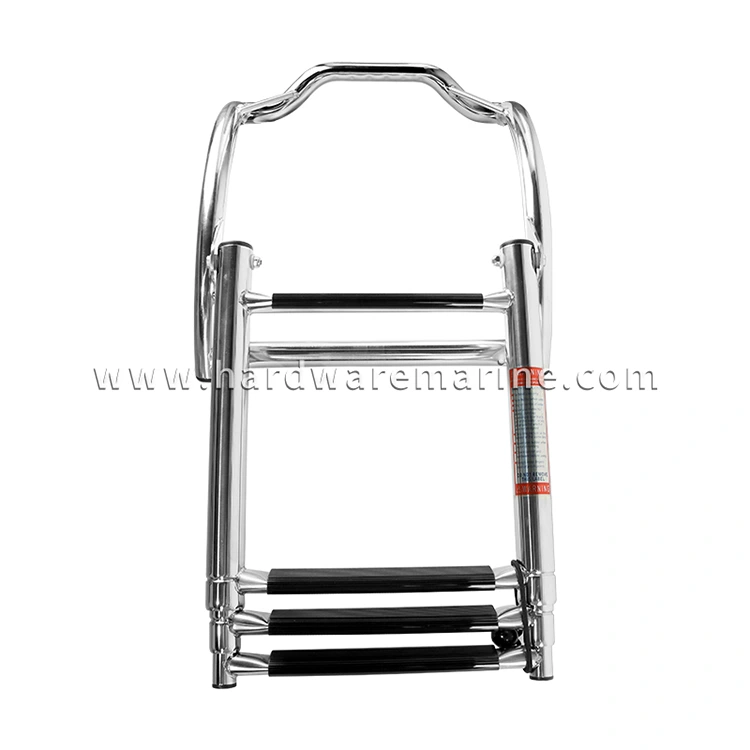 Tangga pocipan baja stainless steel kanggo prau inflatable