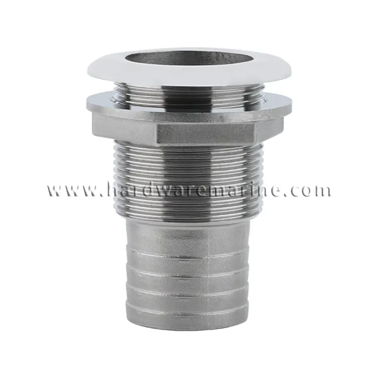 316 Stainless Steel Thru-Hull Fittings karo Barb kanggo Selang